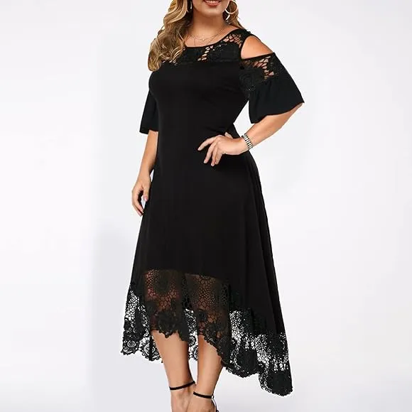 Padaleks Plus Size Dresses for Women Cocktail Graduation Business Casual Cute Flowy Teens Clothes Sexy Dresses for Women   B19134