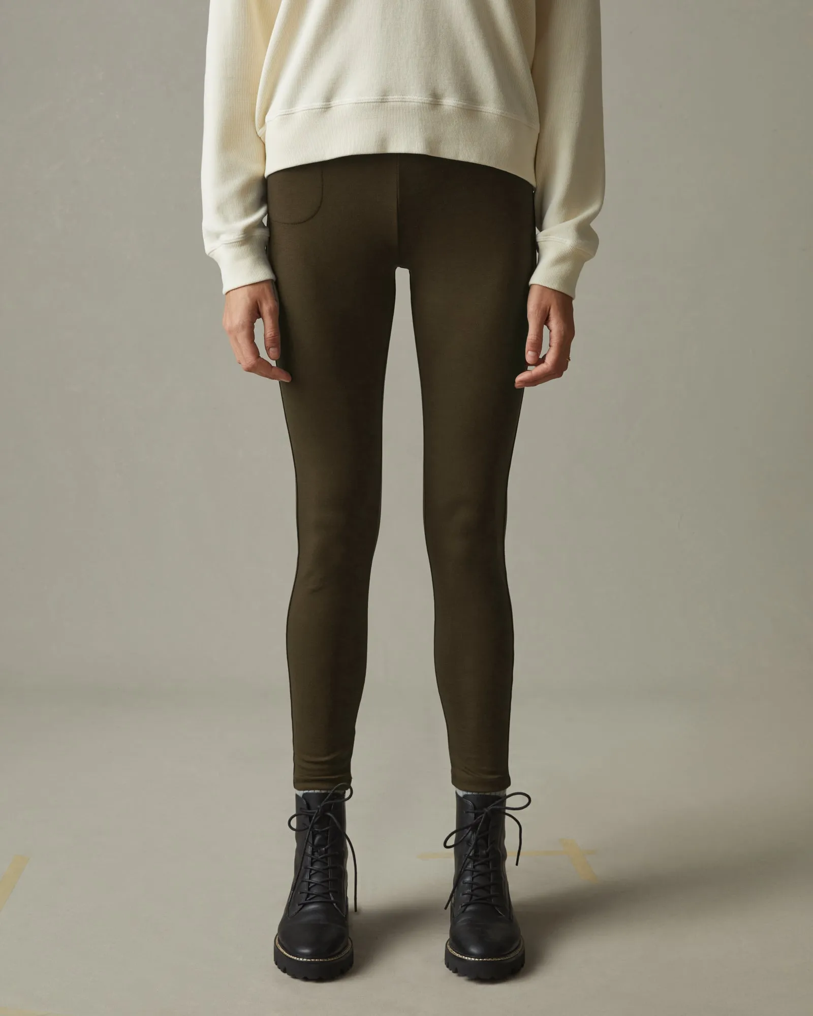 Ponte Slim Pant - Beech