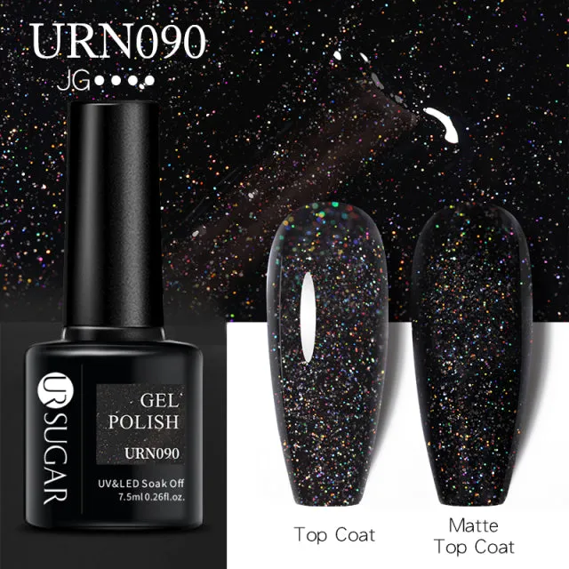 Reflective Glitter Gel Nail Polish Sparkle and Shine with Reflective Glitter Gel Nail Polish: Your Nail Glamour Essential! FREE POSTAGE