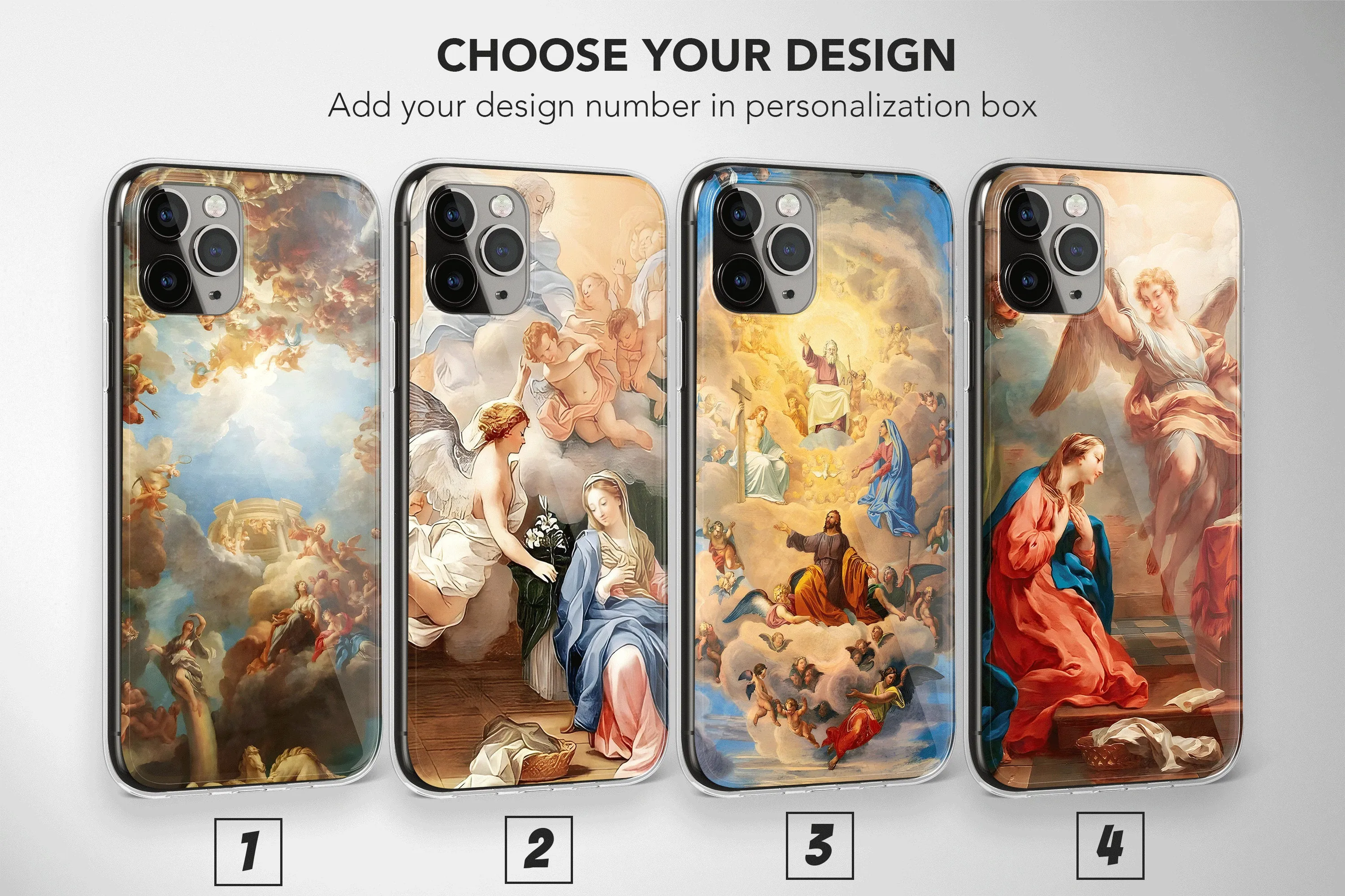 Renaissance Phone Case Aesthetic Art Angel Painting Cover Vintage Christian