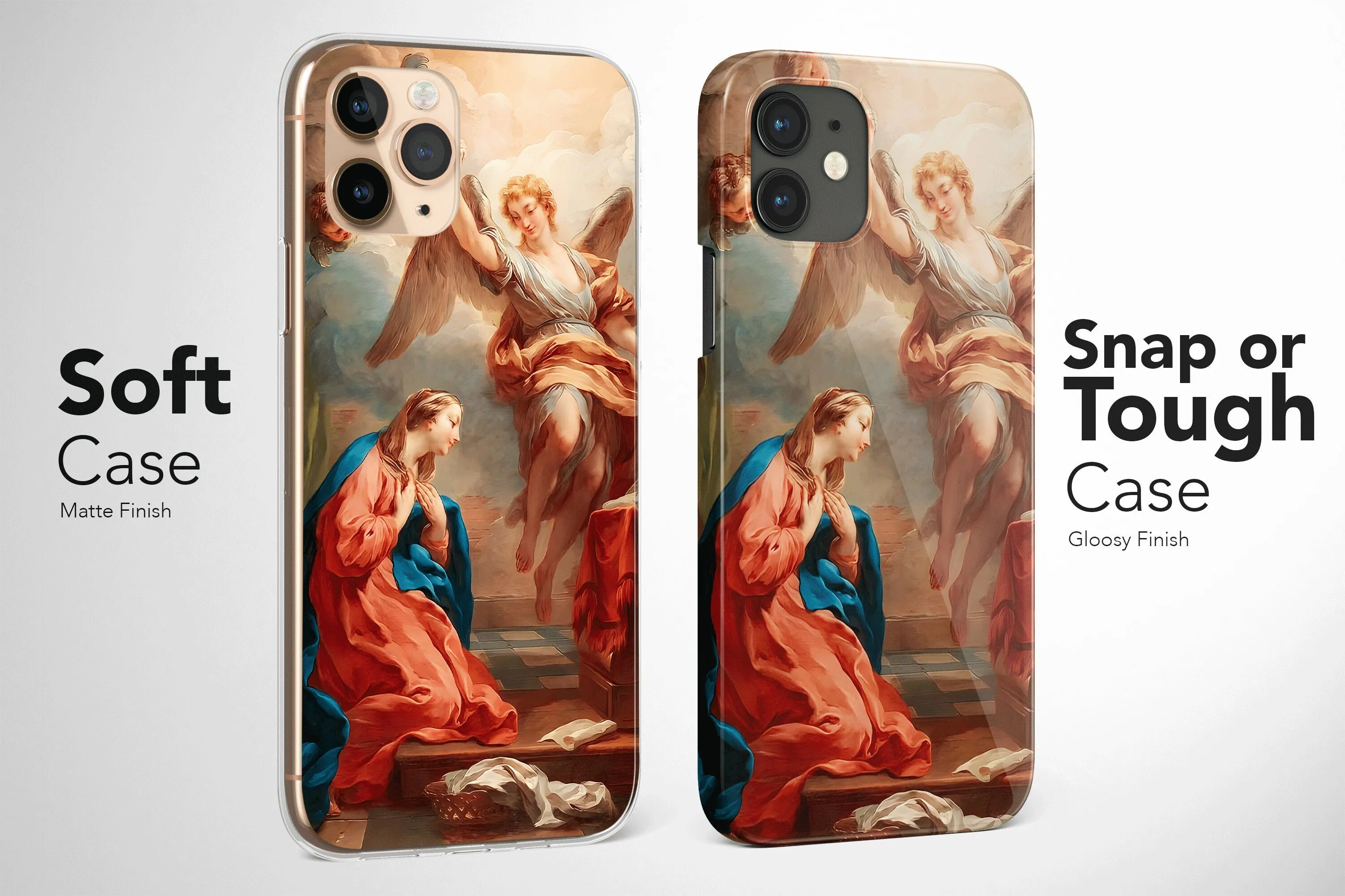 Renaissance Phone Case Aesthetic Art Angel Painting Cover Vintage Christian