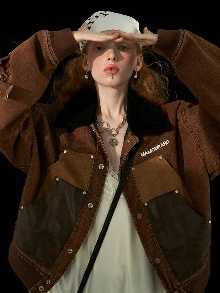 Retro Maillard Jacket Antique