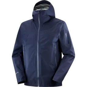 Salomon Men&#x27;s Outline GORE-TEX 2.5 Layer Jacket Night Sky | Buy Salomon Men&#x27;s Outline GORE-TEX 2.5 Layer Jacket Night Sky here | Outnorth