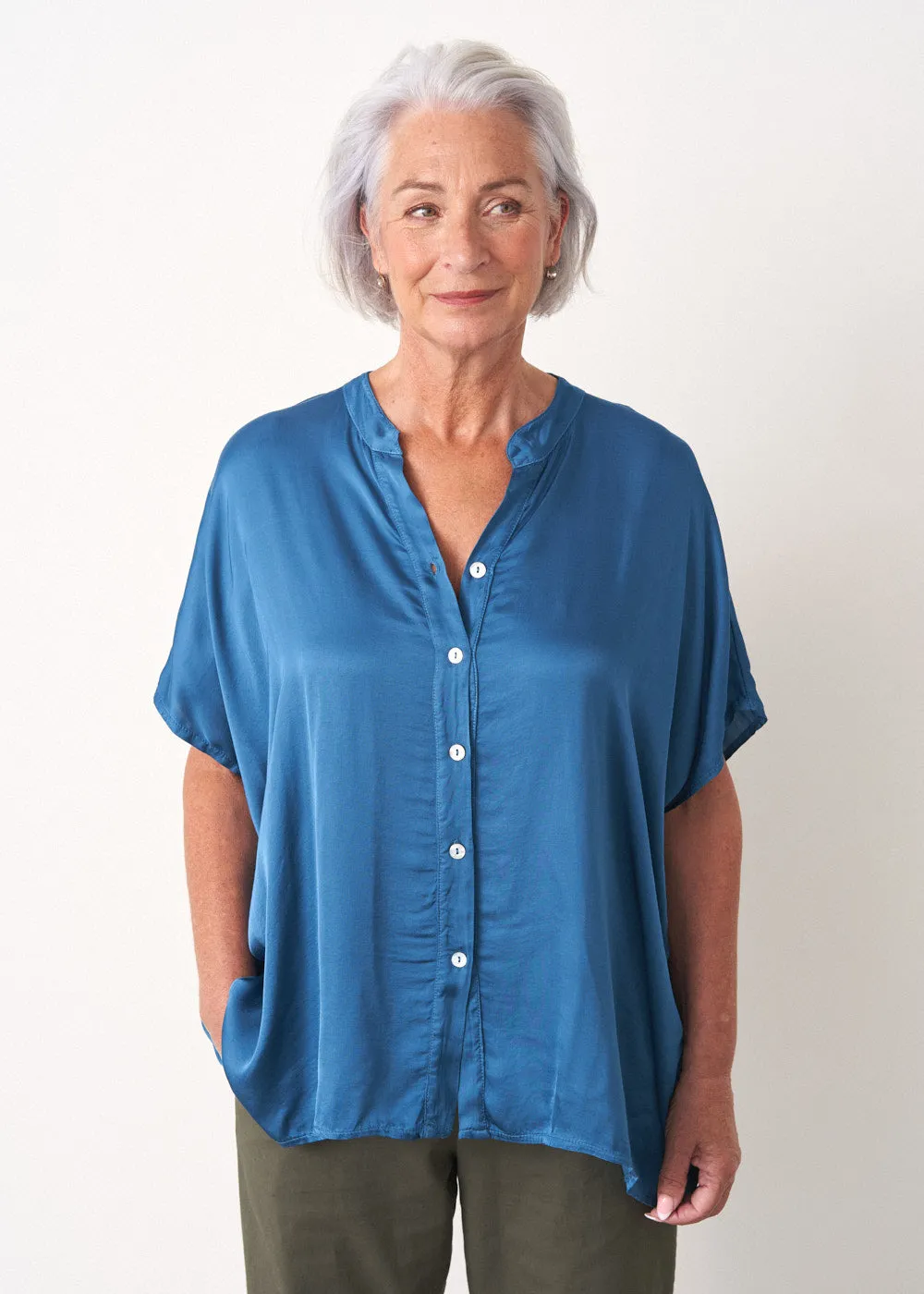 SERENA SHIRT - TEAL