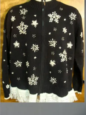 Snowflakes Falling Ugly Xmas Sweater