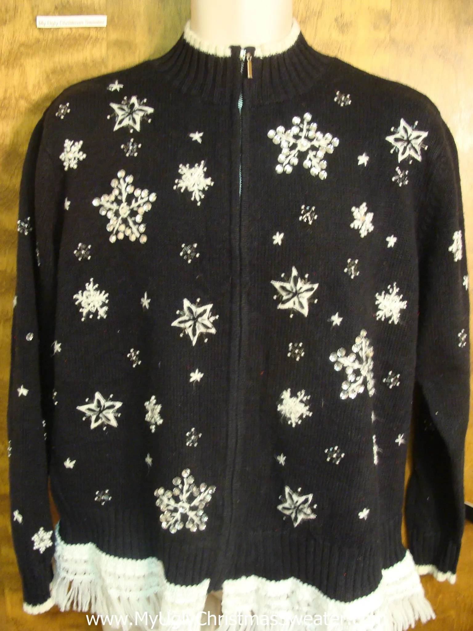 Snowflakes Falling Ugly Xmas Sweater
