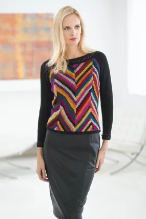 Stained Glass Sweater Pattern (Knit)