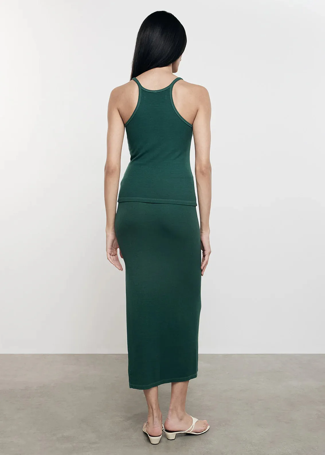 The Silk Knit U Tank