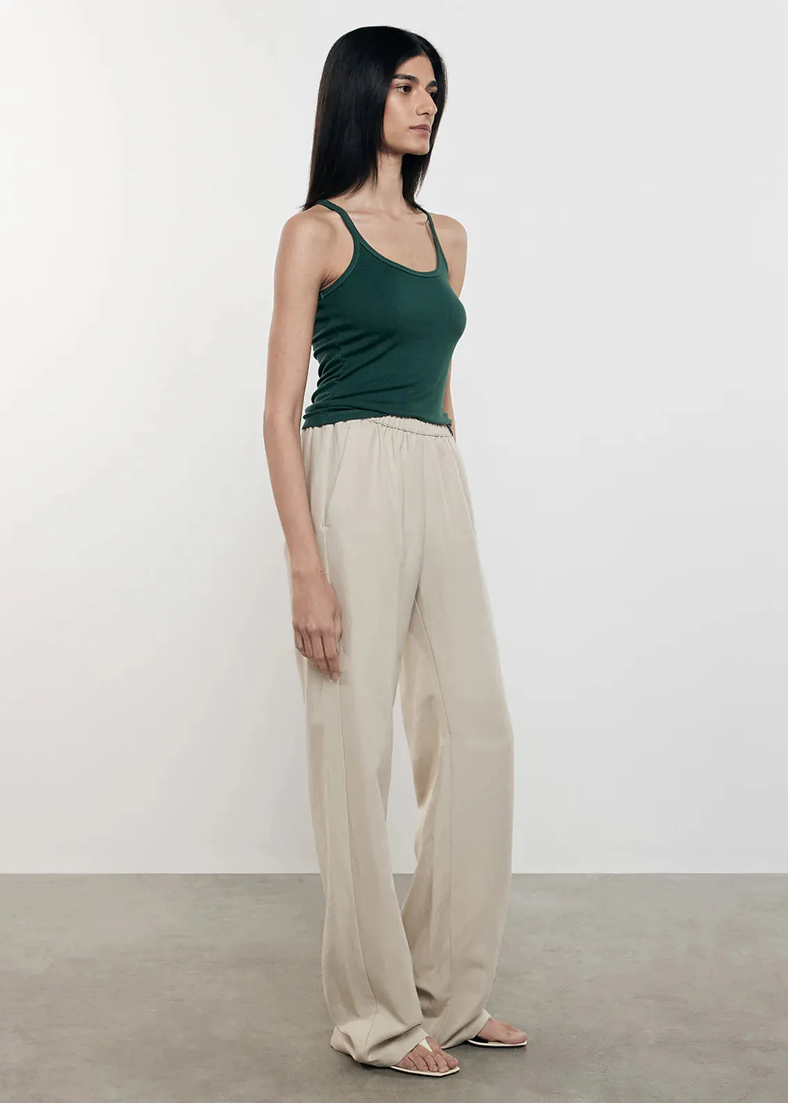 The Silk Knit U Tank