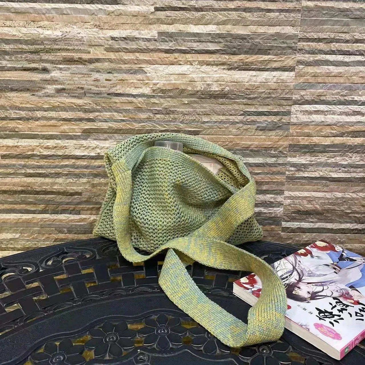 UAKISS  - Luxury Design Women  Knitted Shoulder Bag Contrast Color Elegant Casual Sweet Handbags Fashion Streetwear Trendy Crossbody Bags