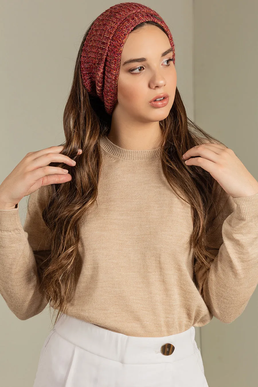 Ubicate Scarf Baby Alpaca Color Red