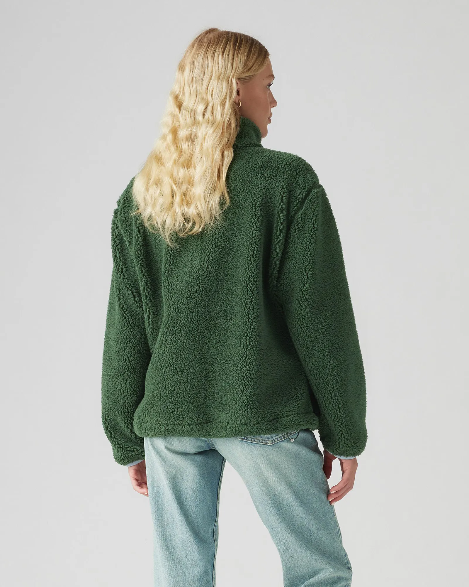 Valley Sherpa Jacket in Python Green