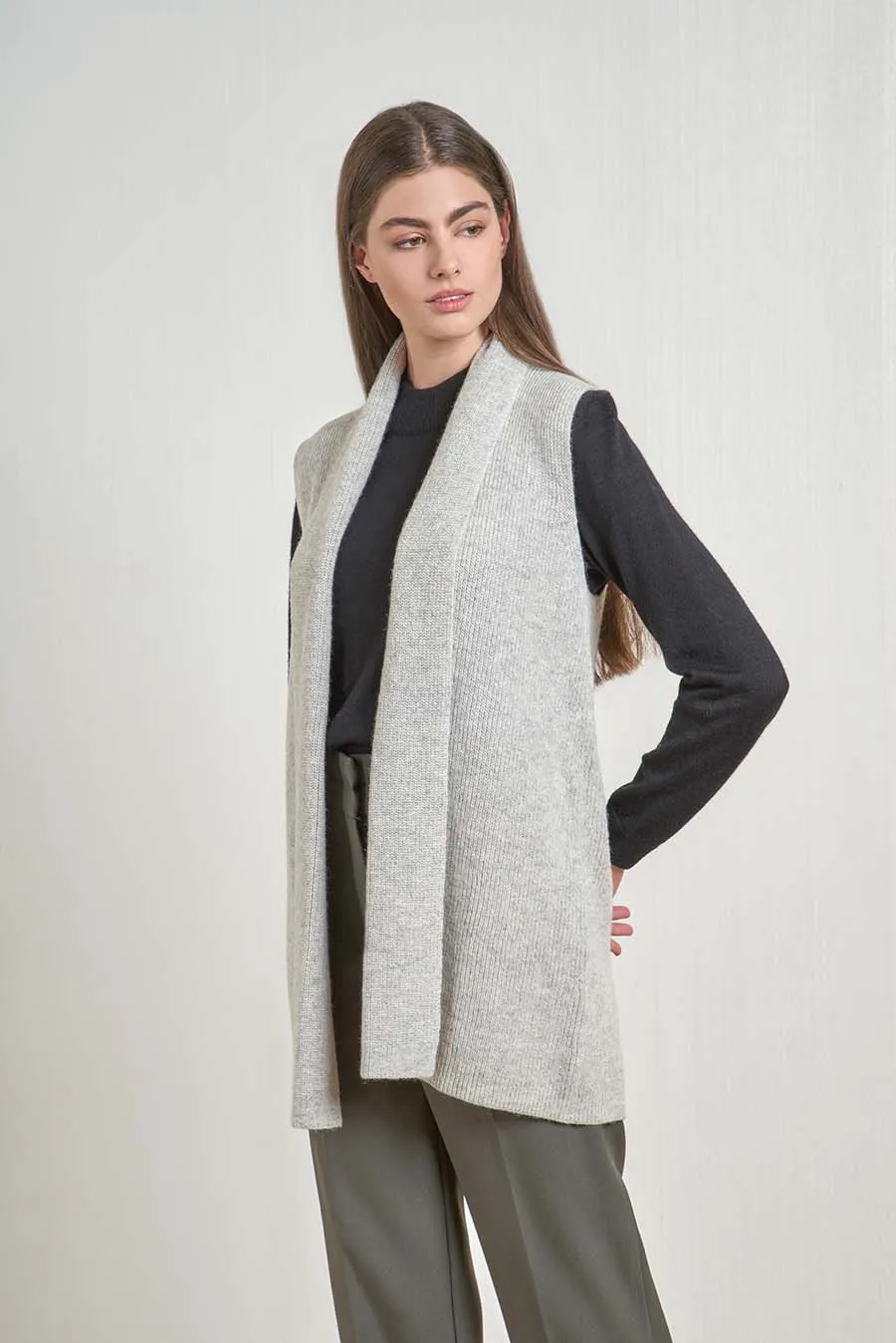 Victorius Coat Baby Alpaca & Wool Color Pietra