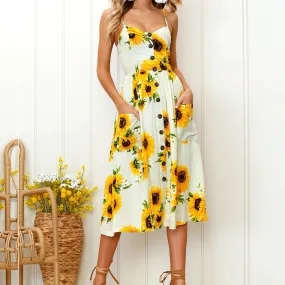 Women's Sunflower Dress